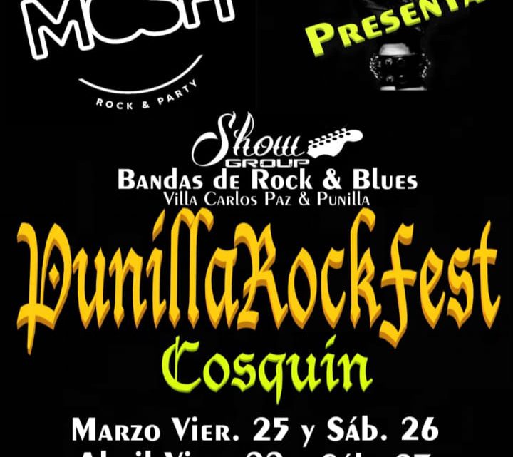 Cosquin se prepara para recibir una nueva edición del Punilla Rock Fest Cosquin se prepara para recibir una nueva edición del Punilla Rock Fest