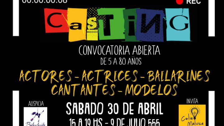 Convocatoria abierta en búsqueda de actores, bailarines, cantantes y modelos