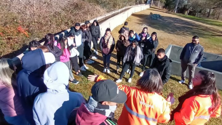 Escuelas de Villa Carlos Paz visitaron la plantaba potabilizadora en Cuesta Blanca