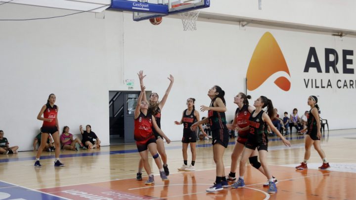 El basquet femenino brillo en el Estadio Arena Carlos Paz