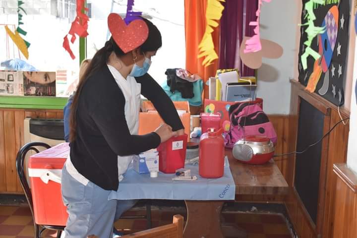 Comenzó la campaña de vacunación para los más pequeños en San Antonio de Arredondo