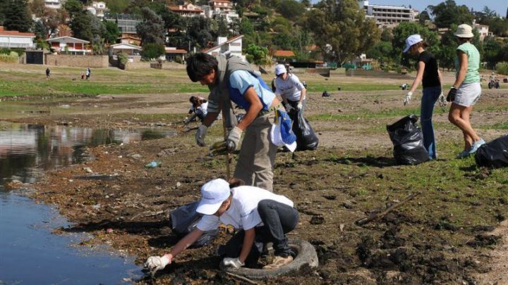 Jornada de limpieza y forestación en la costanera