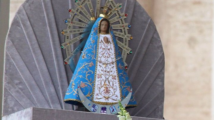 La Virgen Lujan que estuvo en Malvinas recorrerá Villa Carlos Paz