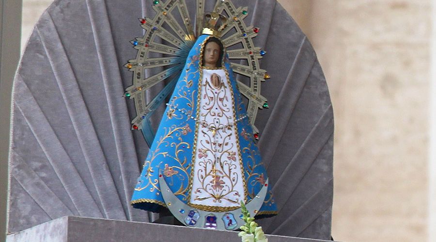 La Virgen Lujan que estuvo en Malvinas recorrerá Villa Carlos Paz