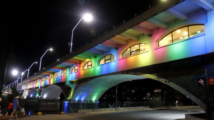 Gran puesta de valor lumínica en el Puente Uruguay