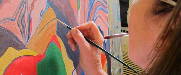 Seminario de pintura en el Salón Rizzutto