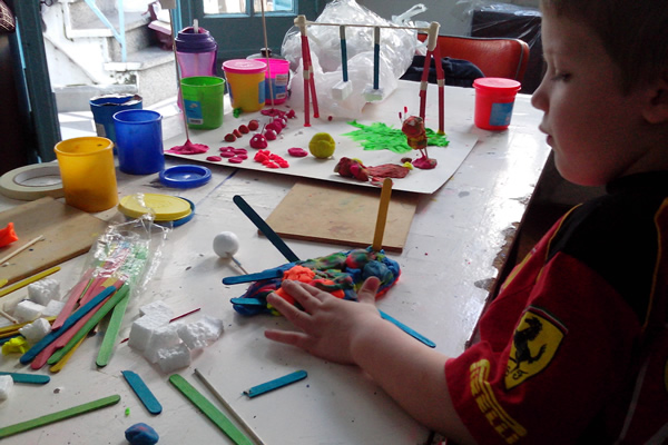 Todo listo para el encuentro infantil de pintura en Icho Cruz