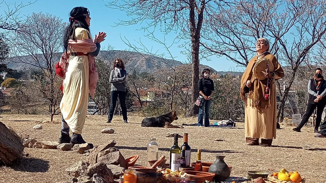 Ceremonia de la Pachamama en Parque Estancia la Quinta