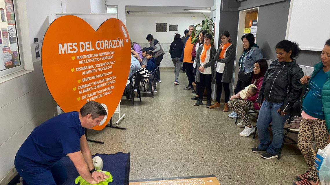 Carlos Paz conmemoró el Día del Corazón con actividades en el Hospital Gumersindo Sayago y en los CPS