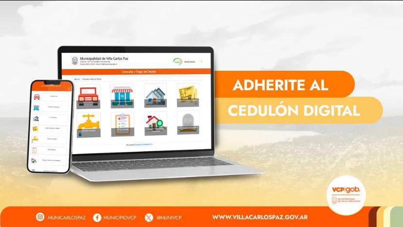 Desde abril el cedulón municipal será únicamente digital Desde abril el cedulón municipal será únicamente digital
