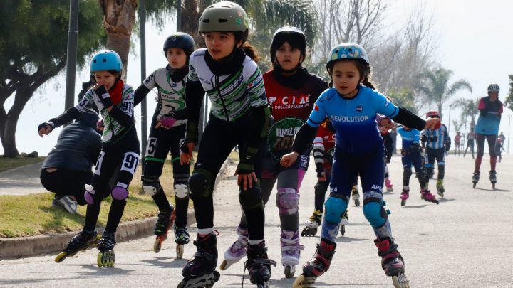 Patinadores sudamericanos se midieron en la costa del San Roque