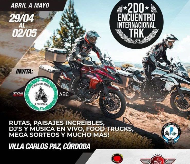 Villa Carlos Paz será sede del Encuentro Internacional de Motos Benelli TRK