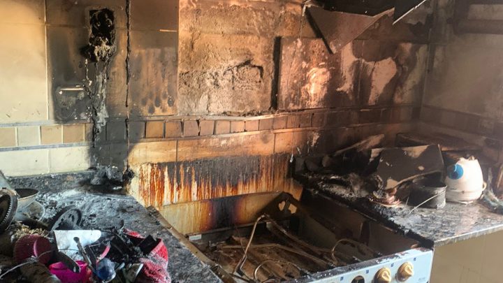Realizan una pollada solidaria para la vecina que sufrió el incendio en su departamento