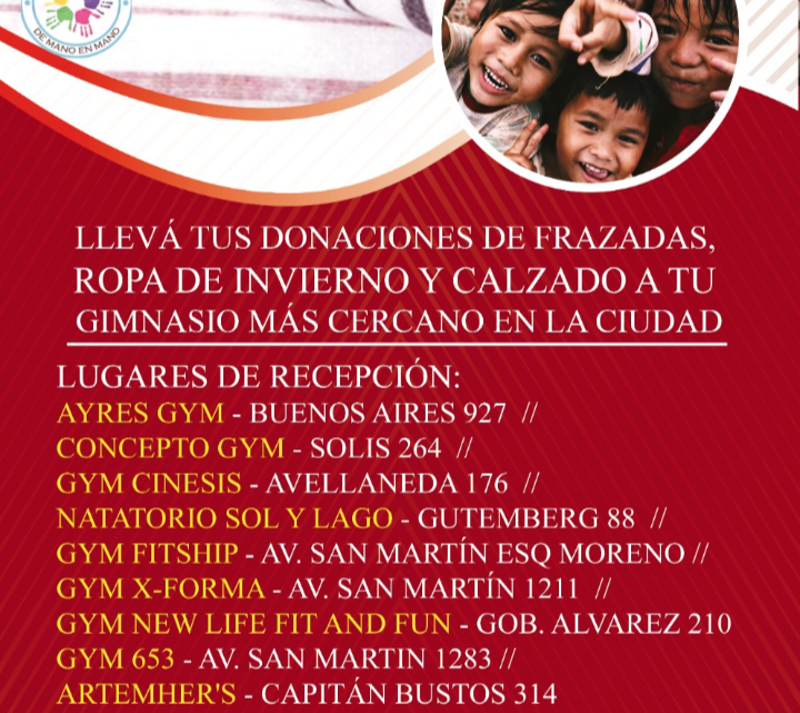 El Club Solidario de Mano en Mano lanzó la campaña “Te Abrigo” El Club Solidario de Mano en Mano lanzó la campaña “Te Abrigo”