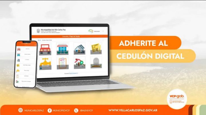 Desde abril el cedulón municipal será únicamente digital