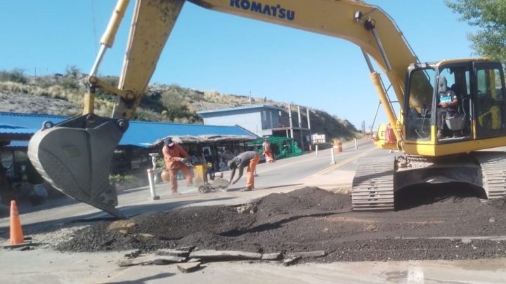 Habilitaron el camino de Altas Cumbres tras reparar un socavón