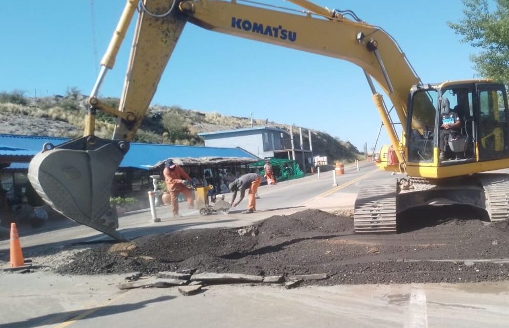 Habilitaron el camino de Altas Cumbres tras reparar un socavón