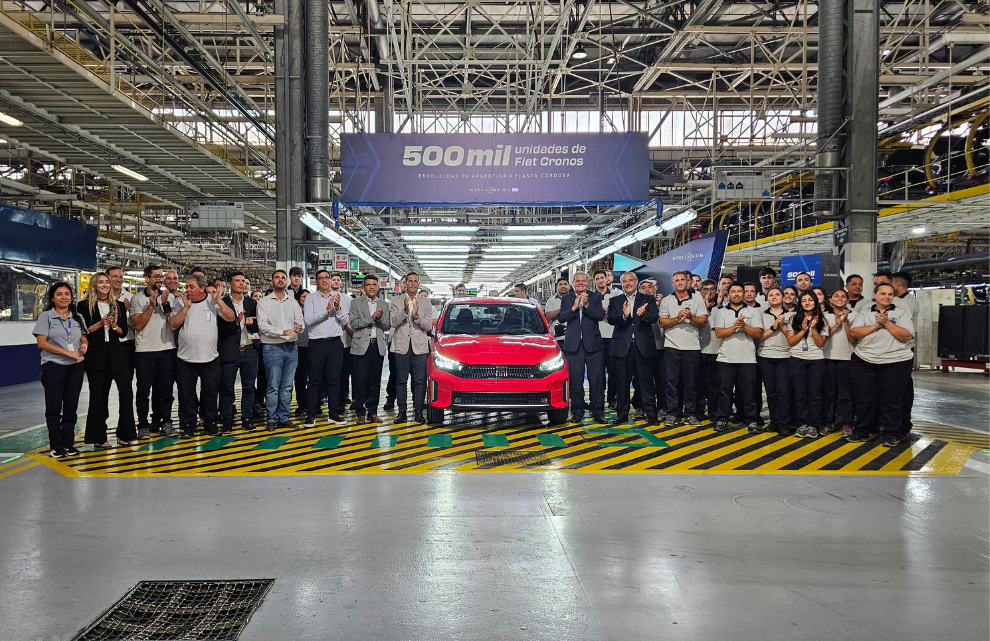 Hito en la industria automotriz cordobesa: Stellantis celebra la producción de 500 mil Fiat Cronos