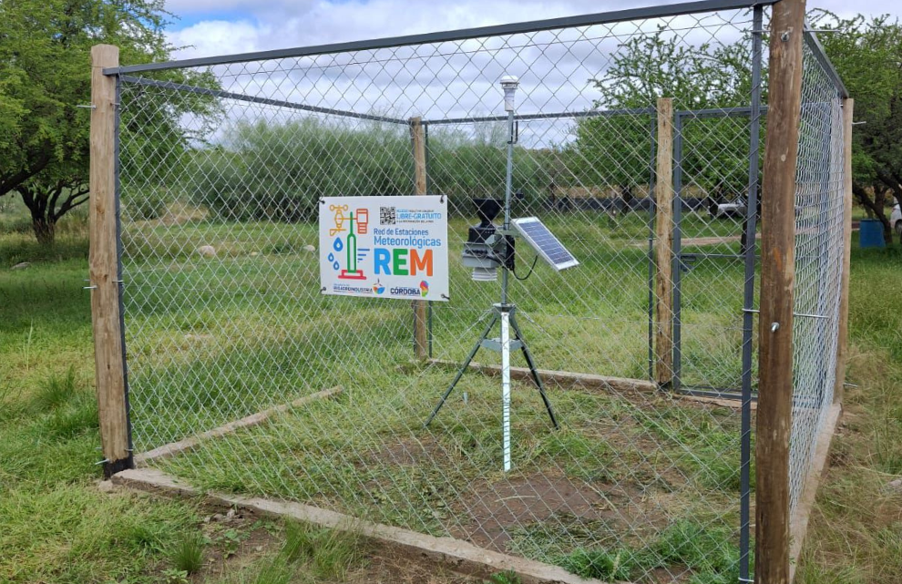 La Provincia suma una nueva estación meteorológica en Traslasierra