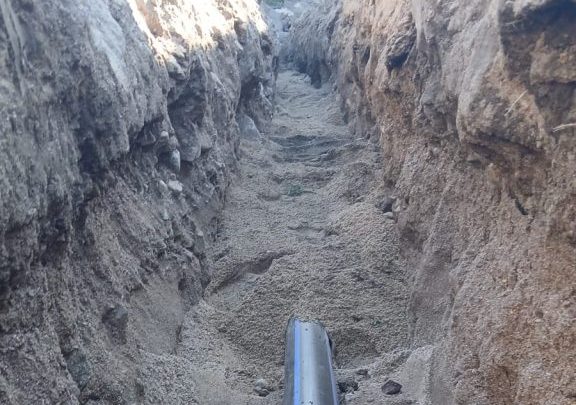 Huerta Grande: Ejecutan obras de agua potable para 7.900 vecinos